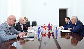 Դեսպան Սադոյանի հանդիպումը Վրաստանի արտաքին գործերի նախարար Դավիթ Զալկալիանիի հետ