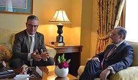 Министр иностранных дел Зограб Мнацаканян встретился с председателем Германо-армянского форума