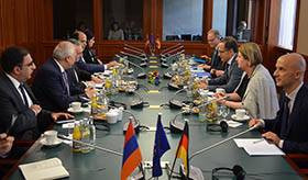 Foreign Ministers of Armenia and Germany outlined ways to develop bilateral relations