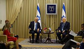 Իսրայելում ՀՀ դեսպան Արմեն Սմբատյանն իր հավատարմագրերը հանձնեց Իսրայելի նախագահին