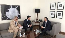 Заместитель министра иностранных дел Карен Назарян встретился с докладчиком по Армении в Бундестаге Германии
