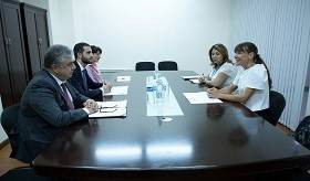 ԱԳ նախարարի տեղակալ Ռուբեն Ռուբինյանի հանդիպումը ՄԱԿ-ի Պարենի համաշխարհային ծրագրի հայաստանյան գրասենյակի նորանշանակ ներկայացուցիչ Ելենա Միլոշևիչի հետ