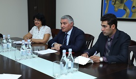 The meeting of Deputy Foreign Minister of Armenia Ashot Hovakimyan with newly appointed head of UNHCR Armenia office Anna-Carin Öst