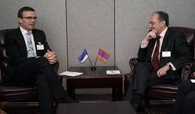 Foreign Minister of Armenia met with Foreign Minister of Estonia