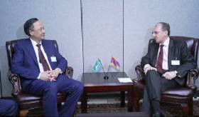 Встреча министров иностранных дел Армении и Казахстана