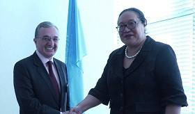 Министр иностранных дел Армении встретился с заместителем Генерального секретаря ООН