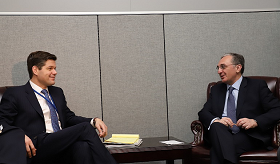 Министр иностранных дел Республики Армения Зограб Мнацаканян встретился с заместителем госсекретаря США по вопросам Европы и Евразии Уэссом Митчеллом