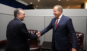 Встреча министра иностранных дел Армении с главой внешнеполитического ведомства Косово Бехджетом Пацолли