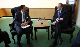 Встреча министра иностранных дел Армении с министром иностранных дел Камбоджи