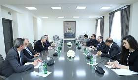 Встреча исполняющего обязанности министра иностранных дел Армении с управляющим директором ЕС по делам Европы и Центральной Азии