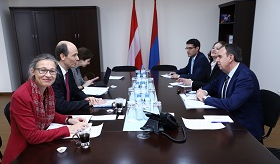 Армяно-австрийские политические консультации в здании МИД