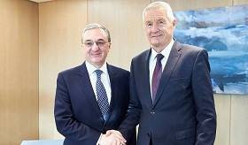 Исполняющий обязанности министра иностранных дел встретился в Страсбурге с Генеральным секретарем СЕ
