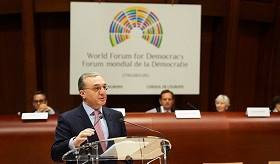 Remarks by acting Foreign Minister Zohrab Mnatsakanyan at Plenary Session of World Democracy Forum “Women, security and democratization in the context of multilateralism”