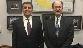 Appointed-Ambassador Nersesyan’s meeting with Congressman Brad Sherman
