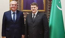 Դեսպան Բադալյանի հանդիպումը «Թուրքմենգազ» պետական կոնցեռնի նախագահի հետ