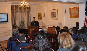 Conversation with Dr. Tom Catena, Chair of the Aurora Humanitarian Initiative, at the Embassy of Armenia to the United States