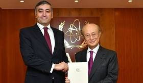 Permanent Representative of Armenia, Ambassador Armen Papikyan presented his letters of credence to IAEA Director General Yukiya Amano
