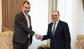 Встреча министра иностранных дел Армении со специальным представителем ЕС по вопросам Южного Кавказа и кризиса в Грузии