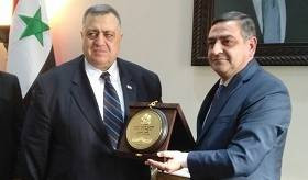 Դեսպան Տիգրան Գևորգյանի հանդիպումը Սիրիայի խորհրդարանի նախագահի հետ
