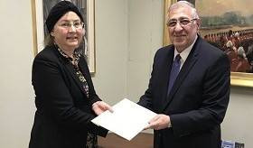Ambassador Arman Kirakossian presented the copies of his credentials at the Foreign and Commonwealth Office