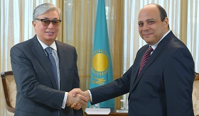 Դեսպան Գագիկ Ղալաչյանի հանդիպումը Ղազախստանի Սենատի նախագահի հետ
