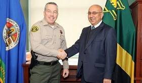 Meeting of Consul General Baibourtian with Los Angeles County Sheriff
