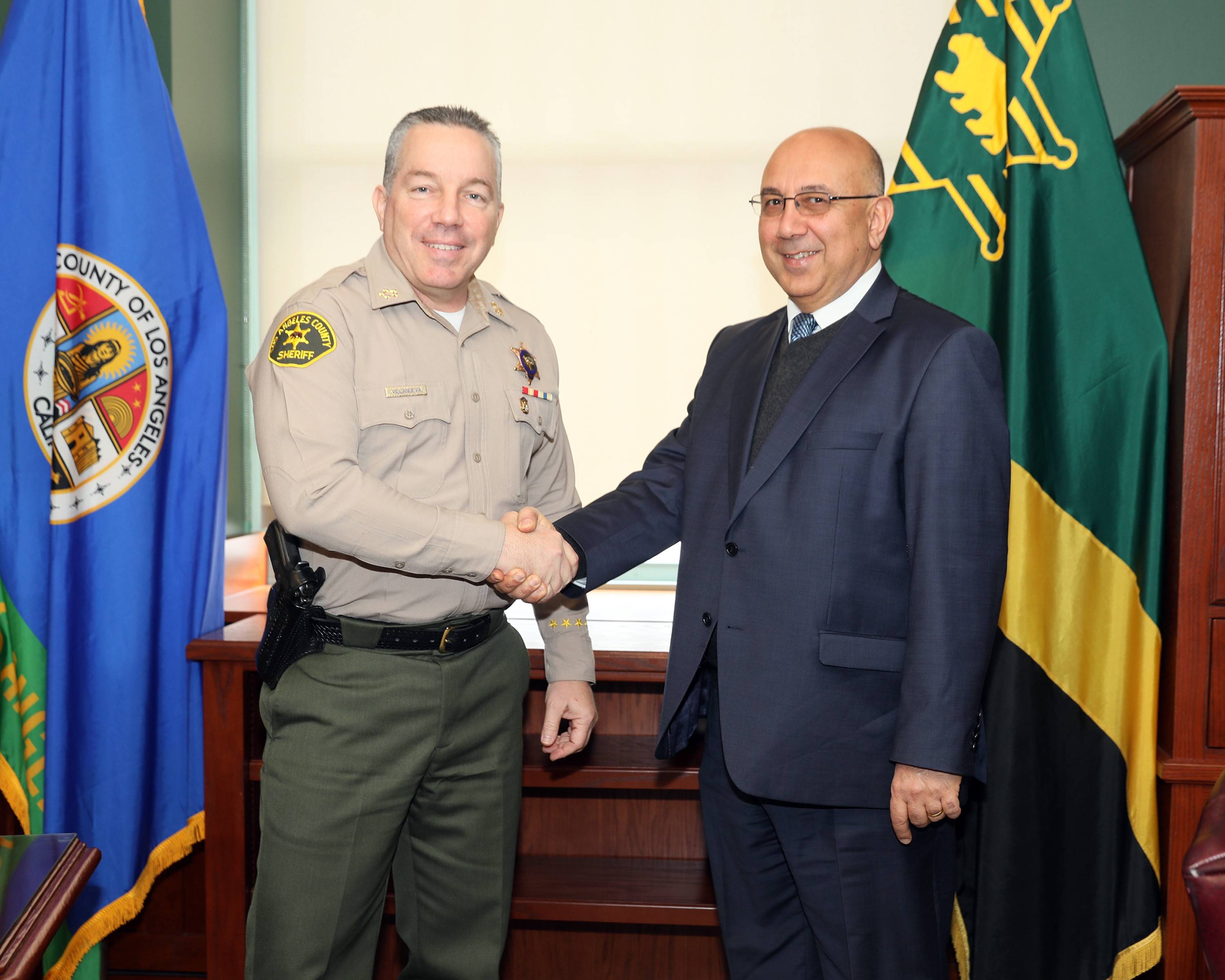 Meeting of Consul General Baibourtian with Los Angeles County Sheriff