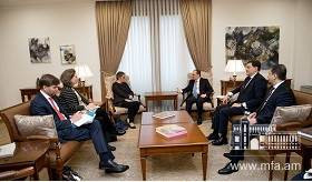 Встреча Министра иностранных дел Армении Зограба Мнацаканяна с председателем ПАСЕ Лилиан Мори Паскье
