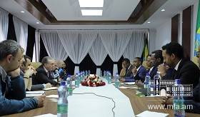 Զոհրաբ Մնացականյանի հանդիպումը Եթովպիայի նորարարության և տեխնոլոգիայի նախարար Գետահուն Մեկուրիայի հետ