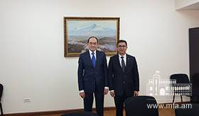 Meeting of Deputy Foreign Minister Shavarsh Kocharyan with the Ambassador of Turkmenistan