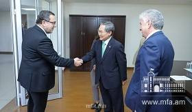 Встреча заместителя Министра иностранных дел Армении с послом Кореи в Армении