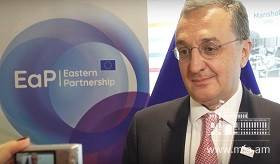 Foreign Minister Zohrab Mnatsakanyan’s briefing with journalist after the High Level Conference dedicated to the 10th anniversary of the Eastern Partnership