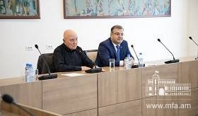 Gérard Chaliand, an expert in geopolitics and conflicts hosted at the Ministry of Foreign Affairs of Armenia