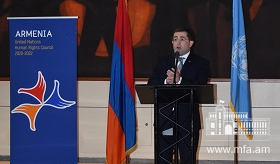 Հայաստանի Թավշյա հեղափոխությանը նվիրված լուսանկարների ցուցահանդեսի բացումը ՄԱԿ-ում