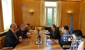 On June 25, in Geneva, Foreign Minister Zohrab Mnatsakanyan met with Michael Møller, Director-General of the United Nations Office at Geneva
