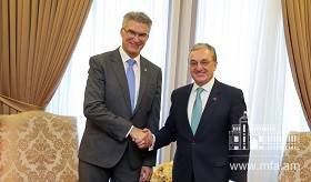The Meeting of Zohrab Mnatsakanyan with Carmelo Abela, the Minister of Foreign Affairs and Trade Promotion of Malta