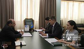 ՀՀ դեսպանի հանդիպումը Ղազախստանի առողջապահության նախարարի հետ