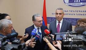 The Meeting of Foreign Minister Zohrab Mnatsakanyan with Masis Mailyan, Foreign Minister of Artsakh