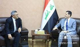 Դեսպան Փոլադյանի հանդիպումը Իրաքի պլանավորման նախարարի հետ
