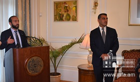 Reception at the Embassy of Armenia to the United States in honor of Ararat Mirzoyan, President of the National Assembly of Armenia