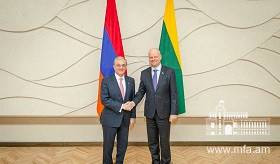 The meeting of Foreign Minister Zohrab Mnatsakanyan with Saulius Skvernelis, the Prime Minister of Lithuania
