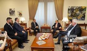Foreign Minister Zohrab Mnatsakanyan’s meeting with the Australian parliamentary delegation