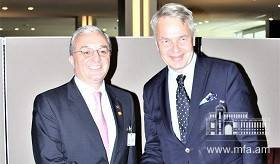 Foreign Minister Zohrab Mnatsakanyan’s meeting with  Pekka Haavisto, Minister for Foreign Affairs of Finland