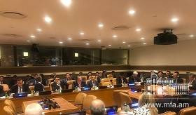 Zohrab Mnatsakanyan attends the Ministerial Meeting of the Ancient Civilizations Forum on the sidelines of the 74th Session of the UN General Assembly