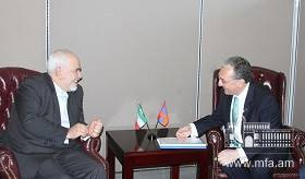 Zohrab Mnatsakanyan’s meeting with Javad Zarif