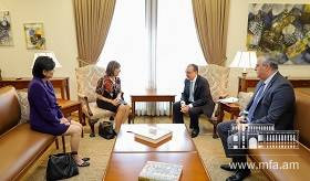 Meeting of Foreign Minister Zohrab Mnatsakanyan with Jackie Speier and Judy Chu, the US Congress members