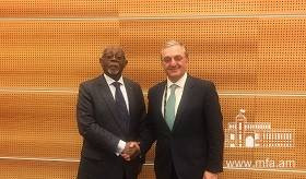 Foreign Minister Zohrab Mnatsakanyan’s meeting with the Foreign Minister of Cameroon, Lejeune Mbella Mbella