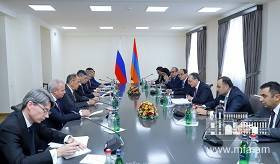 Встреча Министра иностранных дел Зограба Мнацаканяна с Министром иностранных дел Российской Федерации Сергеем Лавровым