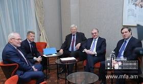 Meeting of Foreign Minister Zohrab Mnatsakanyan with the OSCE Minsk Group Co-Chairs