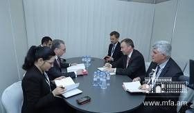 Встреча Зограба Мнацаканяна со специальным представителем ЕС по вопросам Южного Кавказа и кризиса в Грузии Тойво Клаар